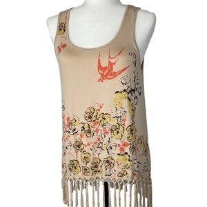 Nevada Teagan Sleeveless Top with Tassels